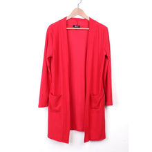 Load image into Gallery viewer, Cardigan Women Long Sleeve New Female Elegant Pocket Knitted Outerwear Sweater High Quality