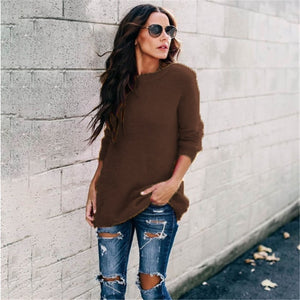 Women's sweater Plus Size Knitted O-neck Pullovers Autumn Winter Basic sweater Casual Loose Pullovers 5XL winter clothes women