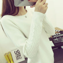 Load image into Gallery viewer, 2019 Hot Autumn Winter Women Sweaters and Pullovers Fashion turtleneck Sweater Women twisted thickening slim pullover sweater