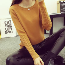 Load image into Gallery viewer, 2019 Hot Autumn Winter Women Sweaters and Pullovers Fashion turtleneck Sweater Women twisted thickening slim pullover sweater