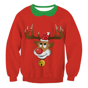 LISCN Christmas Man women Ugly Christmas Sweater Couple Watching Clothing Unisex Lovers for Men Autumn Winter New
