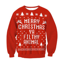 Load image into Gallery viewer, LISCN Christmas Man women Ugly Christmas Sweater Couple Watching Clothing Unisex Lovers for Men Autumn Winter New