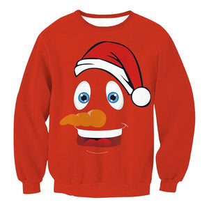 LISCN Christmas Man women Ugly Christmas Sweater Couple Watching Clothing Unisex Lovers for Men Autumn Winter New