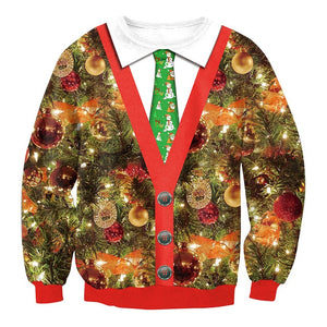 LISCN Christmas Man women Ugly Christmas Sweater Couple Watching Clothing Unisex Lovers for Men Autumn Winter New