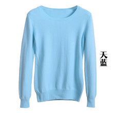 Load image into Gallery viewer, High Quality 2019 Autumn Winter Cashmere cotton Blended Knitted Women Sweaters And Pullovers Jersey jumper pull femme hiver