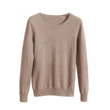 Load image into Gallery viewer, High Quality 2019 Autumn Winter Cashmere cotton Blended Knitted Women Sweaters And Pullovers Jersey jumper pull femme hiver