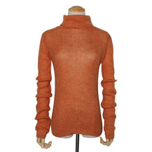 Load image into Gallery viewer, TWOTWINSTYLE White Korean Knitted Sweater For Women Turtleneck Long Sleeve Autumn Slim Pullover Female Clothing Fashion New 2019
