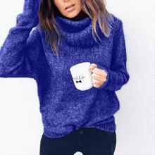 Load image into Gallery viewer, 3XL Casual Sweater Women 2019 Autumn Winter LooseTurtleneck Knitted Sweater Pullovers Female Long Sleeve Jumper Top Pull Femme
