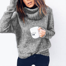 Load image into Gallery viewer, 3XL Casual Sweater Women 2019 Autumn Winter LooseTurtleneck Knitted Sweater Pullovers Female Long Sleeve Jumper Top Pull Femme