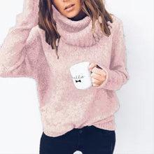 Load image into Gallery viewer, 3XL Casual Sweater Women 2019 Autumn Winter LooseTurtleneck Knitted Sweater Pullovers Female Long Sleeve Jumper Top Pull Femme