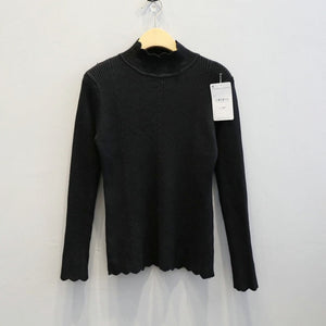 gkfnmt Half Turtleneck Knitted Sweater Female Pink White Gray Pullovers Ladies Top Fashion Casual Women Sweaters Korean Jumper