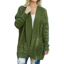 Load image into Gallery viewer, 2020 Open Front Cardigan Sweaters Winter Autumn Woman Sweater Knitted Long Sleeve Cardigan Casual Outerwear Tops Cardigan Women