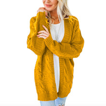Load image into Gallery viewer, 2020 Open Front Cardigan Sweaters Winter Autumn Woman Sweater Knitted Long Sleeve Cardigan Casual Outerwear Tops Cardigan Women