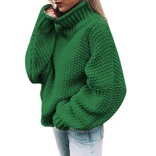 Load image into Gallery viewer, Womail Knitted Sweater Women Winter Warm Sweater Casual sweet Solid Sweater 2019 Female Long Sleeve Loose Pullover Knitwear 827