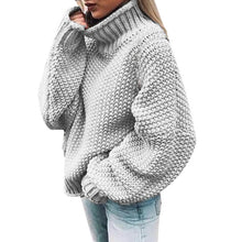 Load image into Gallery viewer, Womail Knitted Sweater Women Winter Warm Sweater Casual sweet Solid Sweater 2019 Female Long Sleeve Loose Pullover Knitwear 827