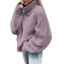Load image into Gallery viewer, Womail Knitted Sweater Women Winter Warm Sweater Casual sweet Solid Sweater 2019 Female Long Sleeve Loose Pullover Knitwear 827