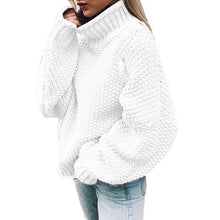 Load image into Gallery viewer, Womail Knitted Sweater Women Winter Warm Sweater Casual sweet Solid Sweater 2019 Female Long Sleeve Loose Pullover Knitwear 827
