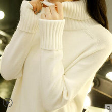 Load image into Gallery viewer, Autumn Winter Women Turtleneck Sweater Pullover Ladies Shirt Slim Casual Tops Warm Clothing Female Knitted Sweater High quality