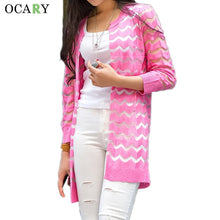 Load image into Gallery viewer, Summer Hollow Out Beach Cool Cardigans Spring Women Long Sweater Knitted Rebecas Mujer New Crochet Femme Casual Ladies Tops