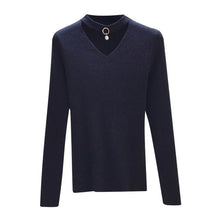 Load image into Gallery viewer, Korean Sweaters For Women Basic High Elastic Knitted Sweater Woman Sexy V-Neck Pullovers Long Sleeve Slim Pull Femme 2018 GKFNMT