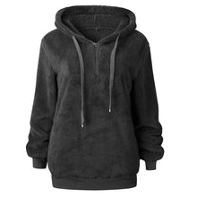 Load image into Gallery viewer, Fleece Womens Sweaters 2018 Winter Autumn Hooded Pullover Women Sweater Women Hooded Sweatershirt Women Tops Pull Femme jumper