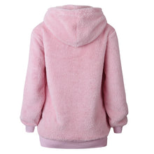 Load image into Gallery viewer, Fleece Womens Sweaters 2018 Winter Autumn Hooded Pullover Women Sweater Women Hooded Sweatershirt Women Tops Pull Femme jumper