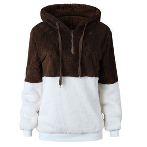 Fleece Womens Sweaters 2018 Winter Autumn Hooded Pullover Women Sweater Women Hooded Sweatershirt Women Tops Pull Femme jumper