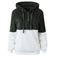 Load image into Gallery viewer, Fleece Womens Sweaters 2018 Winter Autumn Hooded Pullover Women Sweater Women Hooded Sweatershirt Women Tops Pull Femme jumper