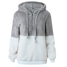 Load image into Gallery viewer, Fleece Womens Sweaters 2018 Winter Autumn Hooded Pullover Women Sweater Women Hooded Sweatershirt Women Tops Pull Femme jumper