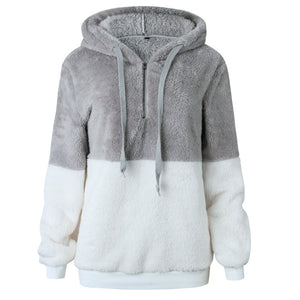 Fleece Womens Sweaters 2018 Winter Autumn Hooded Pullover Women Sweater Women Hooded Sweatershirt Women Tops Pull Femme jumper