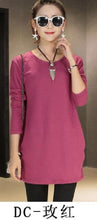 Load image into Gallery viewer, Wool 2018 autumn winter Fashion Women long sleeve Loose casual pullovers sweater casual top tunic pullover purple clothing