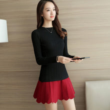 Load image into Gallery viewer, 2019 New High Quality Autumn Winter Women Sweater Pullovers Knitwear Solid Half Turtleneck Long Sleeve Sexy Slim Chandail Femme