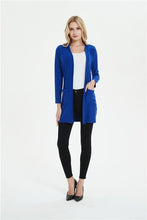 Load image into Gallery viewer, Cardigan Women Long Sleeve New Female Elegant Pocket Knitted Outerwear Sweater High Quality