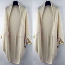 Load image into Gallery viewer, Autumn Women&#39;s Shawl Bat Sleeve Loose Knitted Sweater Cardigans Casual High Street Long Sleeve Cardigan Outwear poncho